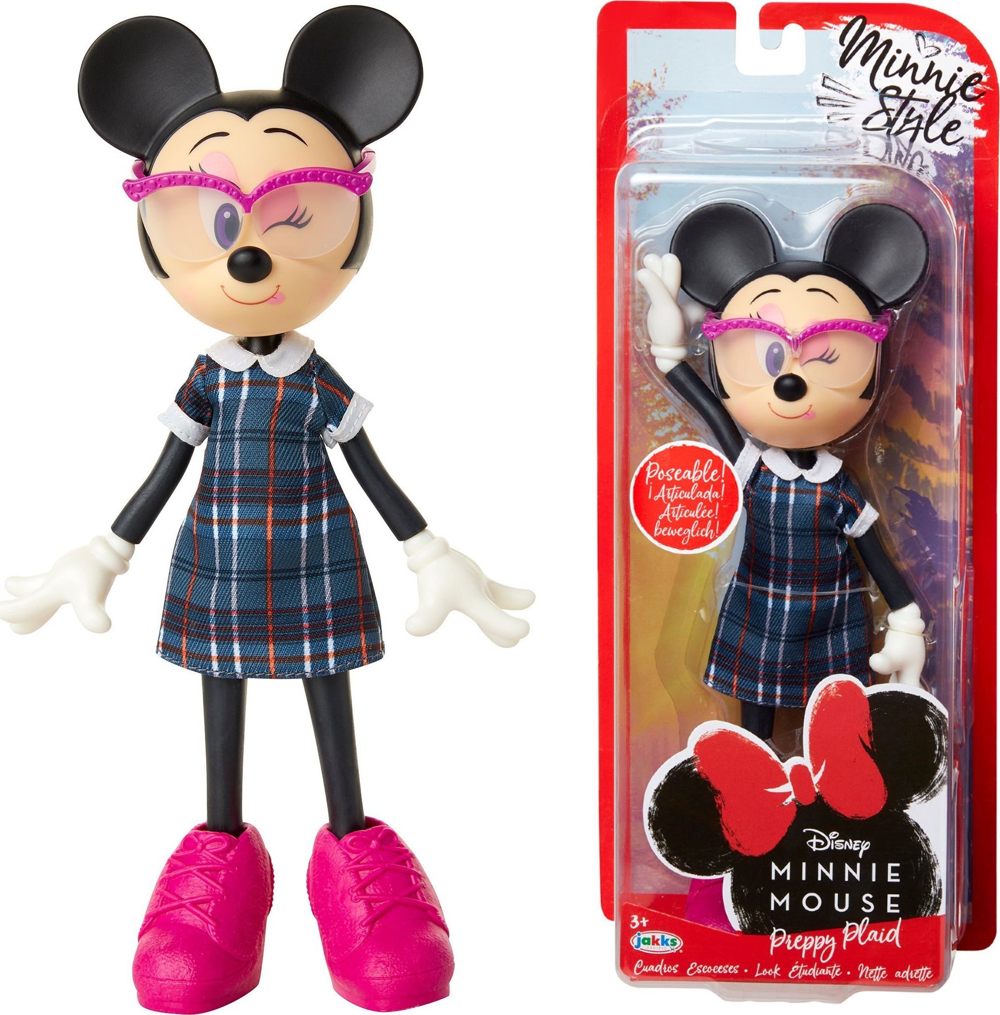 Figurka Jakks Pacific Disney Myszka Minnie Preppy Plaid (200054)