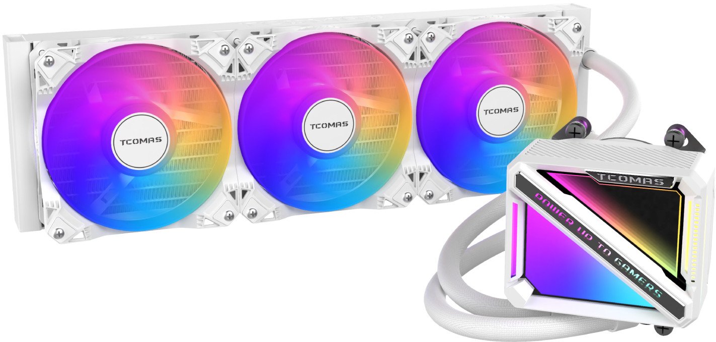 Chłodzenie wodne Tcomas LE200 360 Białe