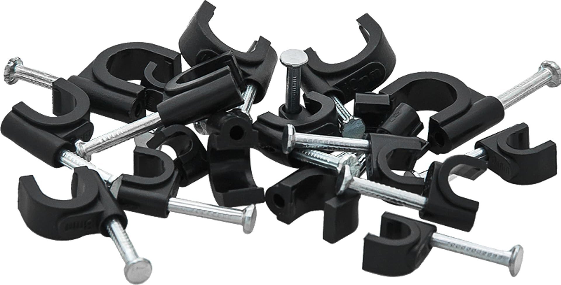 Blow 42-016# Uchwyt kabla 10mm czarny okrągły