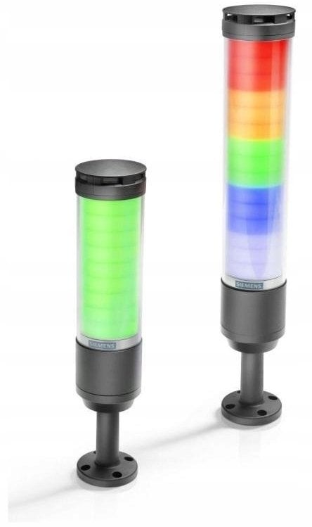 Kolumna sygnalizacyjna multikolor 15 segmentów 24V AC DC USB-C M12 4pin męski IP69K 8WD4615-5HH37