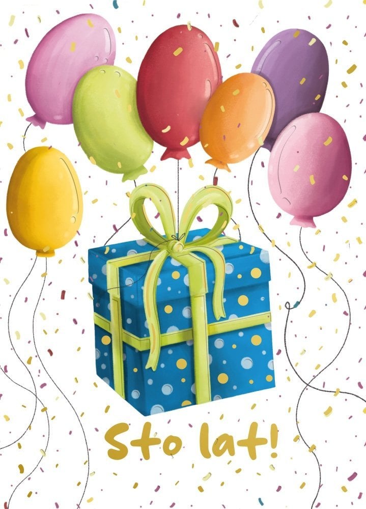 HENRY Karnet B6 Prezent z balonami