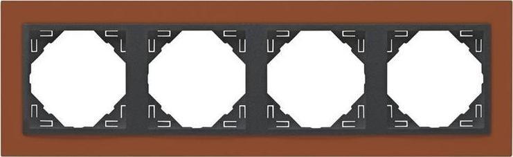 Efapel EFAPEL ANIMATO RAMKA 4-KROTNA MIEDŹ GRAFIT 90940 TTS