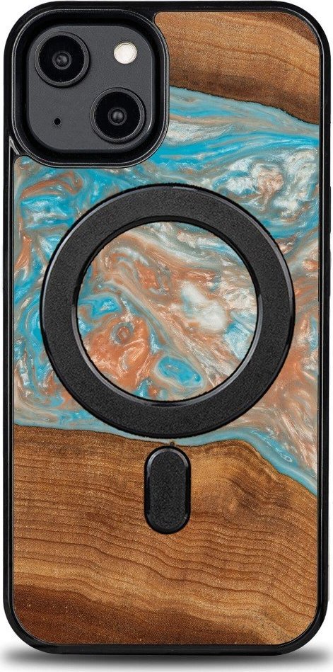 BeWood Etui Bewood Unique na iPhone 14 - Planets - Saturn z MagSafe