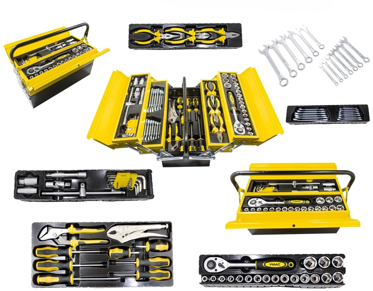 Skrzynka narzędziowa zestaw narzędzi 60 el