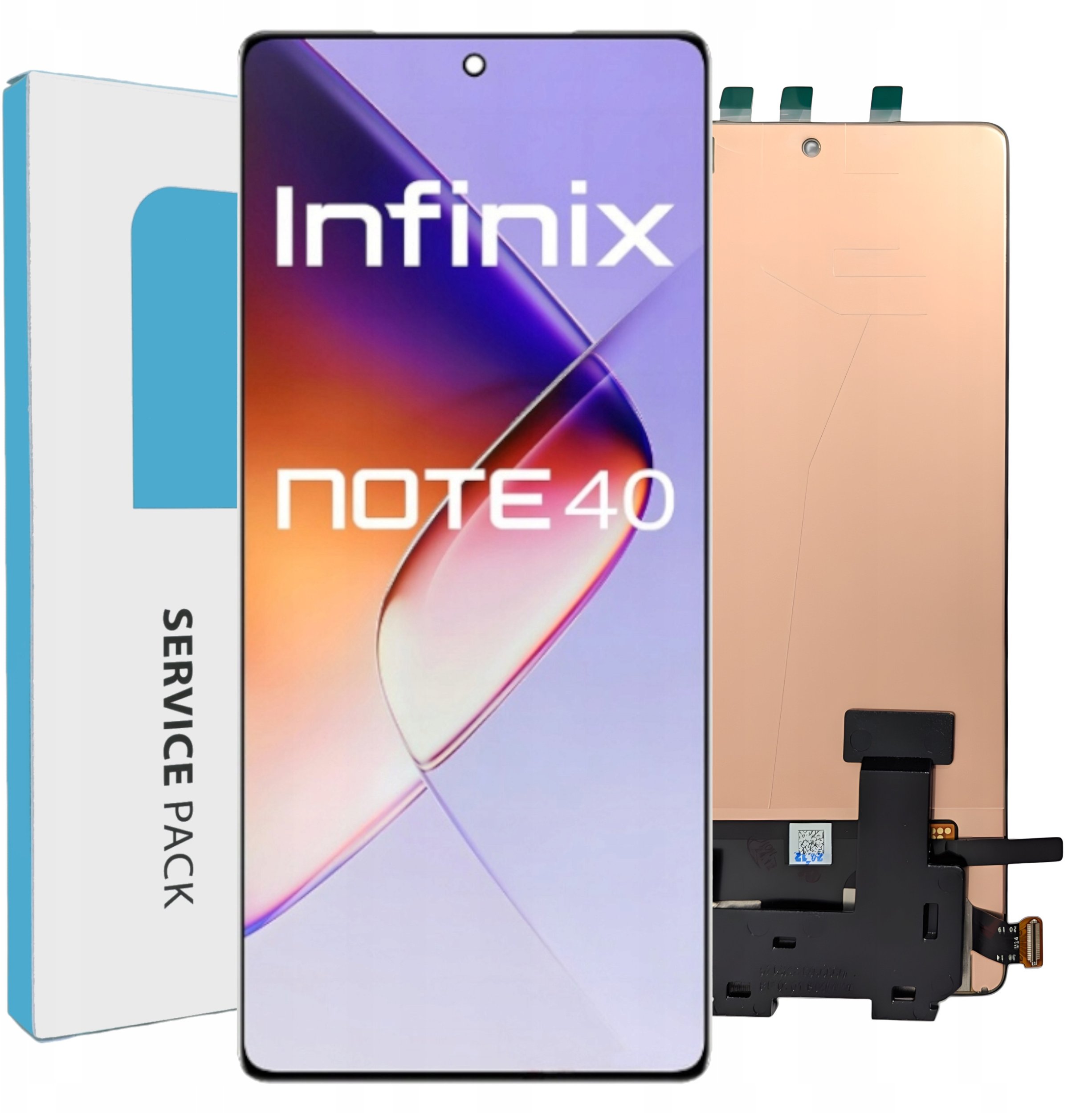 Wyświetlacz do Infinix Note 40 4G Ekran LCD Oryginał Zila X6853 (5904858339723)