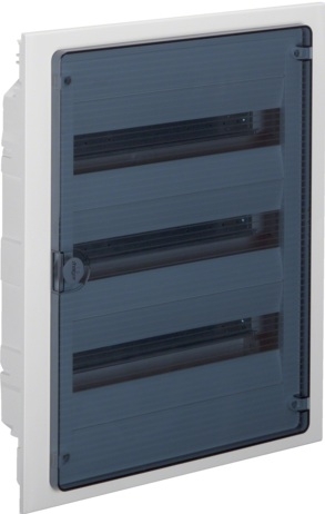 Hager Rozdzielnica modułowa GOLF 3x18 podtynkowa IP40 drzwi transparentne - VF318TD