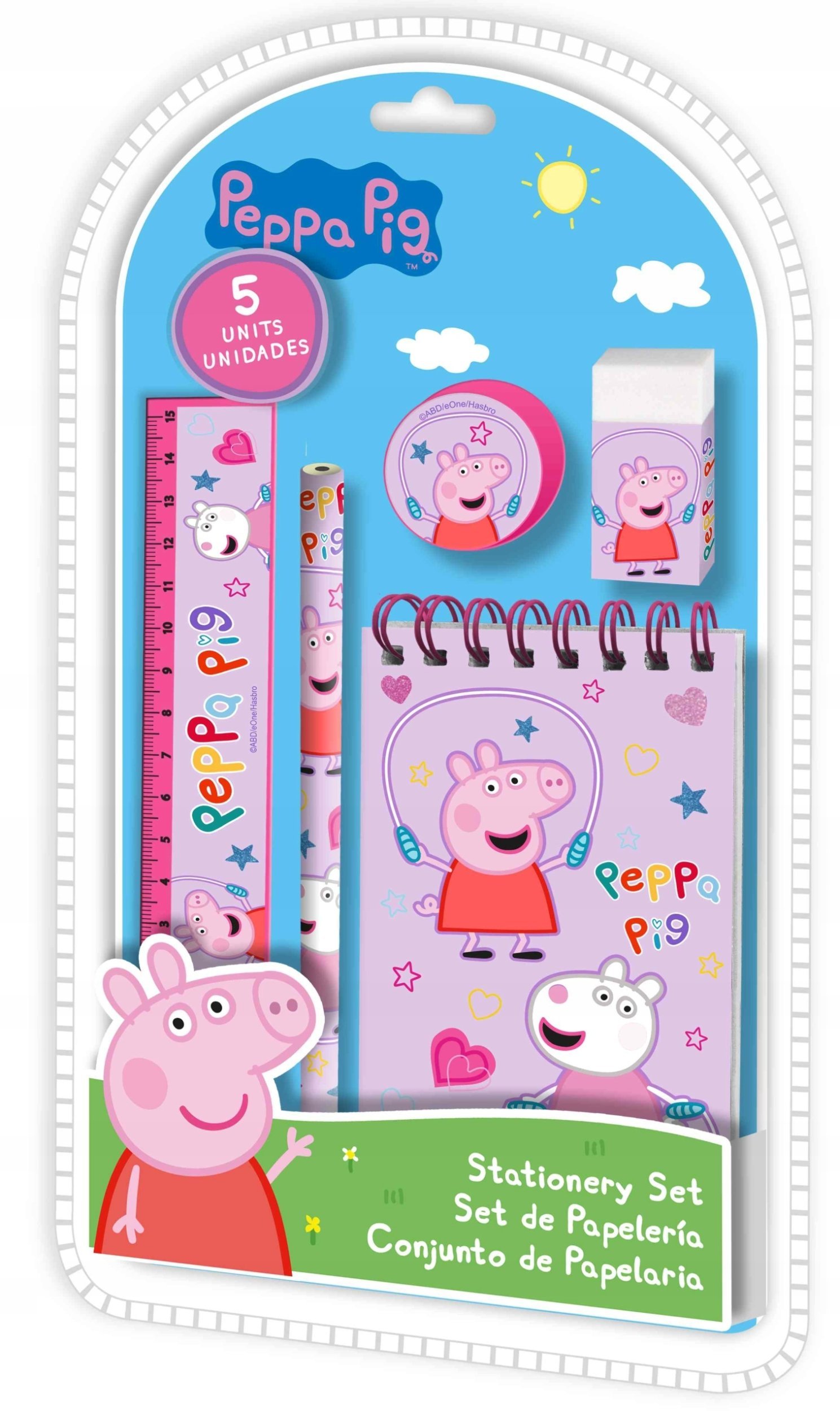 Zestaw piśmienniczy Świnka Peppa