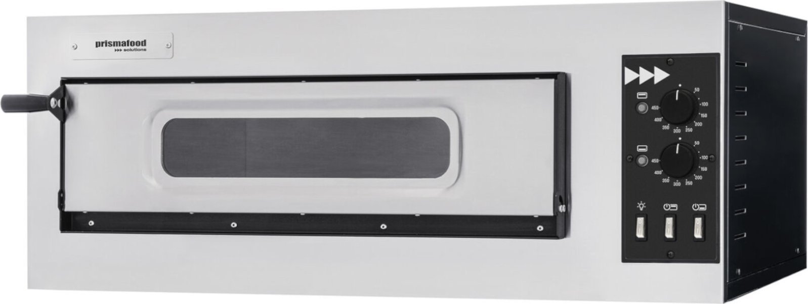 Royal Catering Piec do pizzy 1-komorowy na 1 pizzę śr. 45 cm BASIC 1/50 VETRO 4000 W Piec do pizzy 1-komorowy na 1 pizzę śr. 45 cm BASIC 1/50 VETRO 40