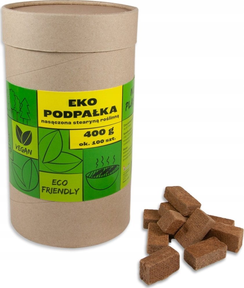 Eko-podpałka - stearyna - kartonowa tuba - NOWOŚĆ