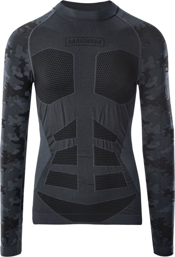 Magnum Męska bluza bielizna termoaktywna Magnum Camo Top szara rozmiar S