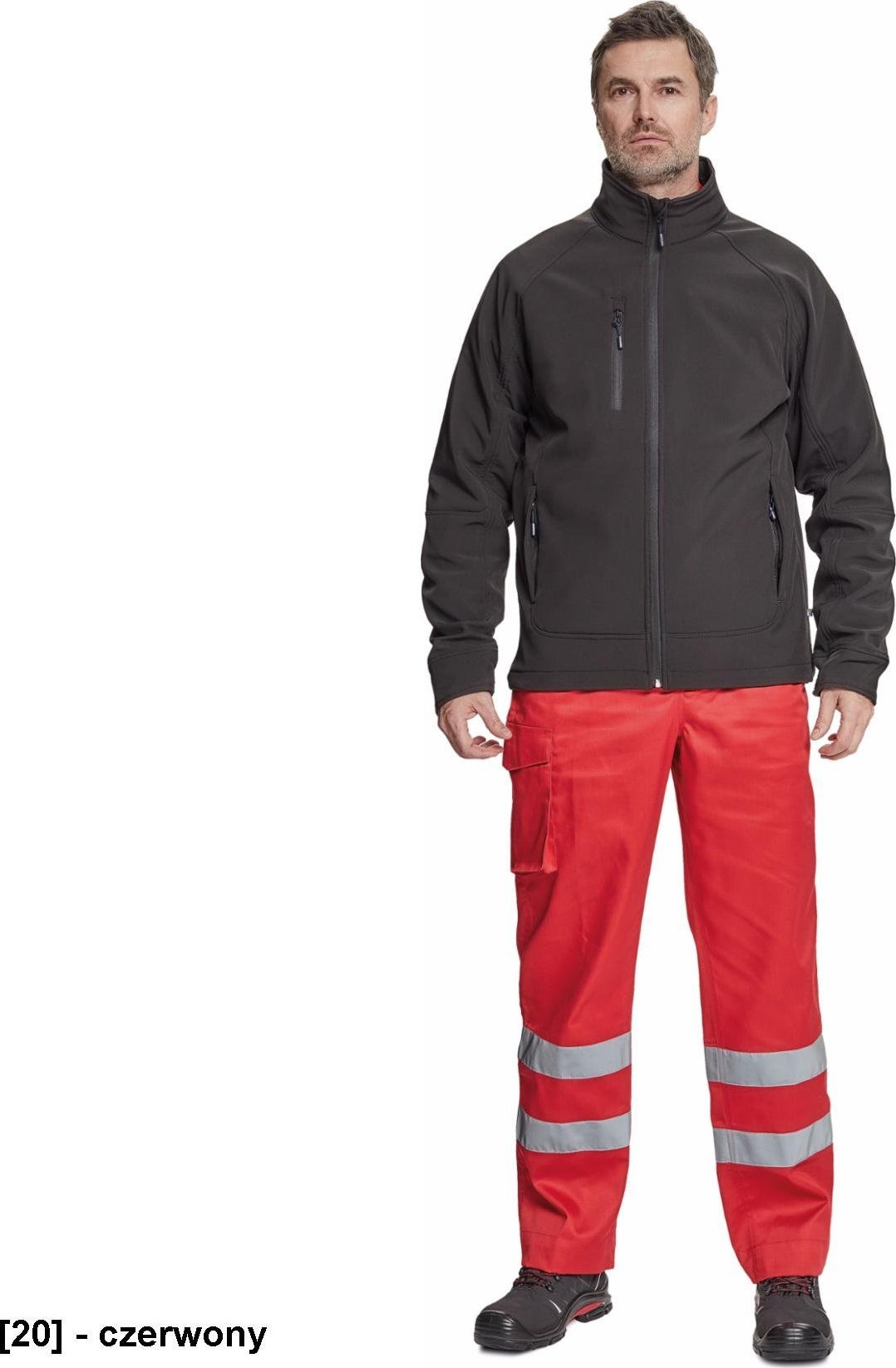 CERVA CHITRA SOFTSHELL - kurtka - czerwony 3XL