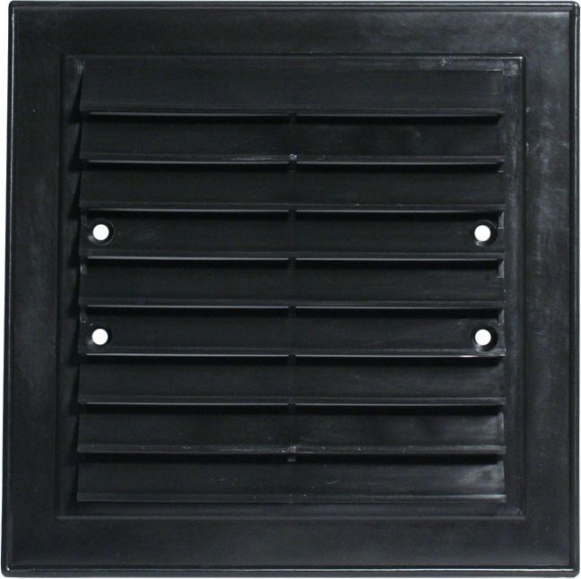Unimet Kratka wentylacyjna 14x14 skręcana, czarna