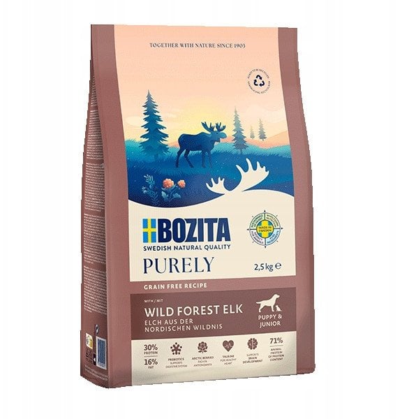 BOZITA Purely kurczak z łosiem karma dla szczeniąt i suk karmiących 11kg