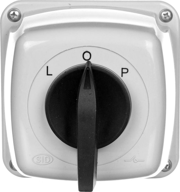 Elektromet Łącznik krzywkowy L-0-P 3P 16A w obudowie IP65 Łuk 16-43 921620
