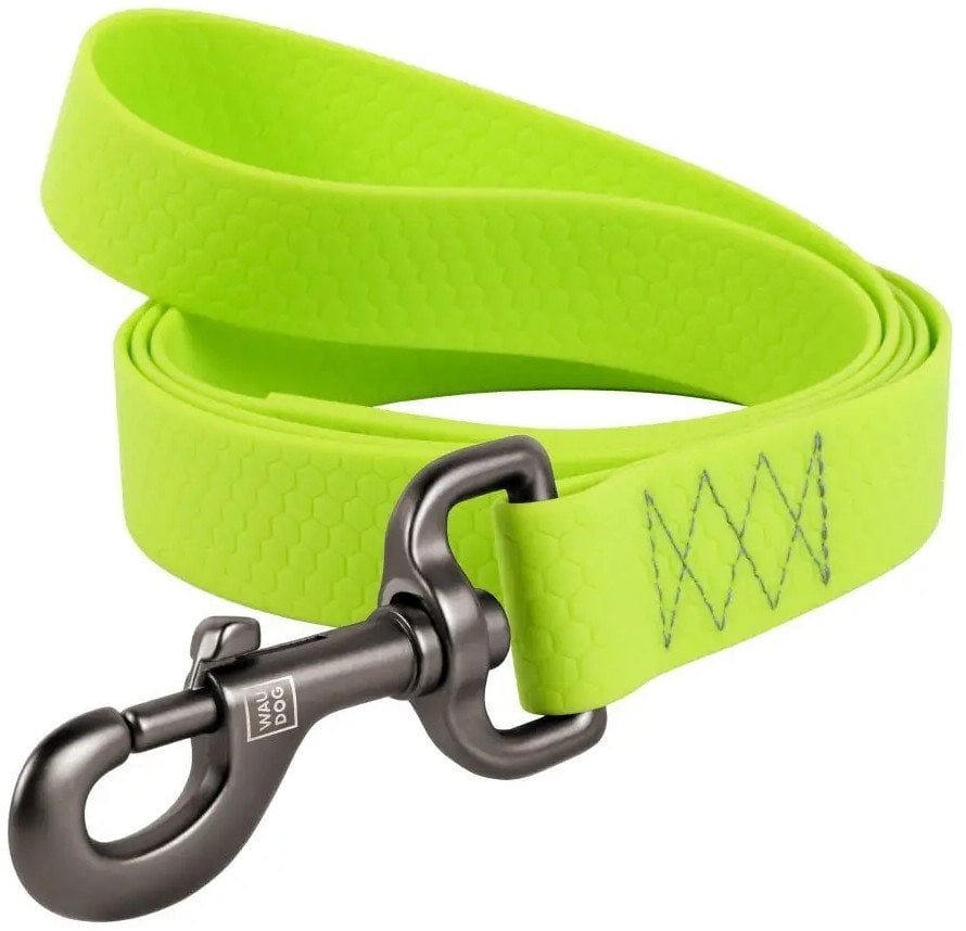 Collar Waterproof Smycz wodoodporna L-XXL 25mm/183cm jasnozielona