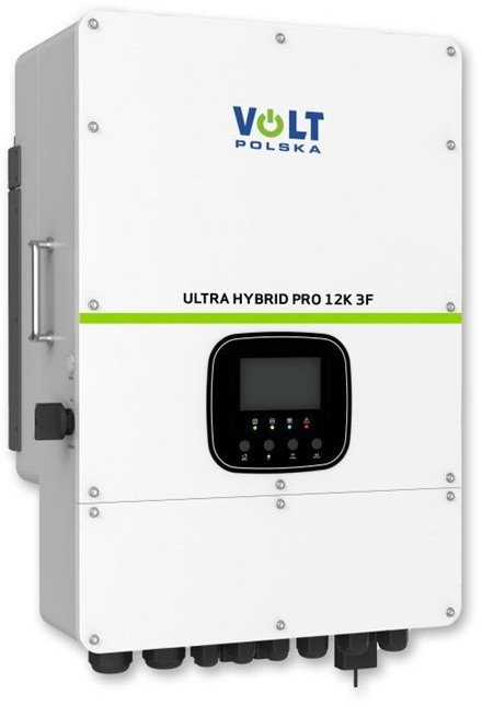 Inwerter solarny hybrydowy Volt Polska Ultra Hybrid Pro 12000W 12K 3F 48/230V-400V 2x MPPT (200-650V) Wi-Fi