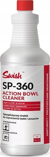 Swish Swish SP - 360 Action- Bowl Cleaner – Płyn do mycia łazienki – 1 l