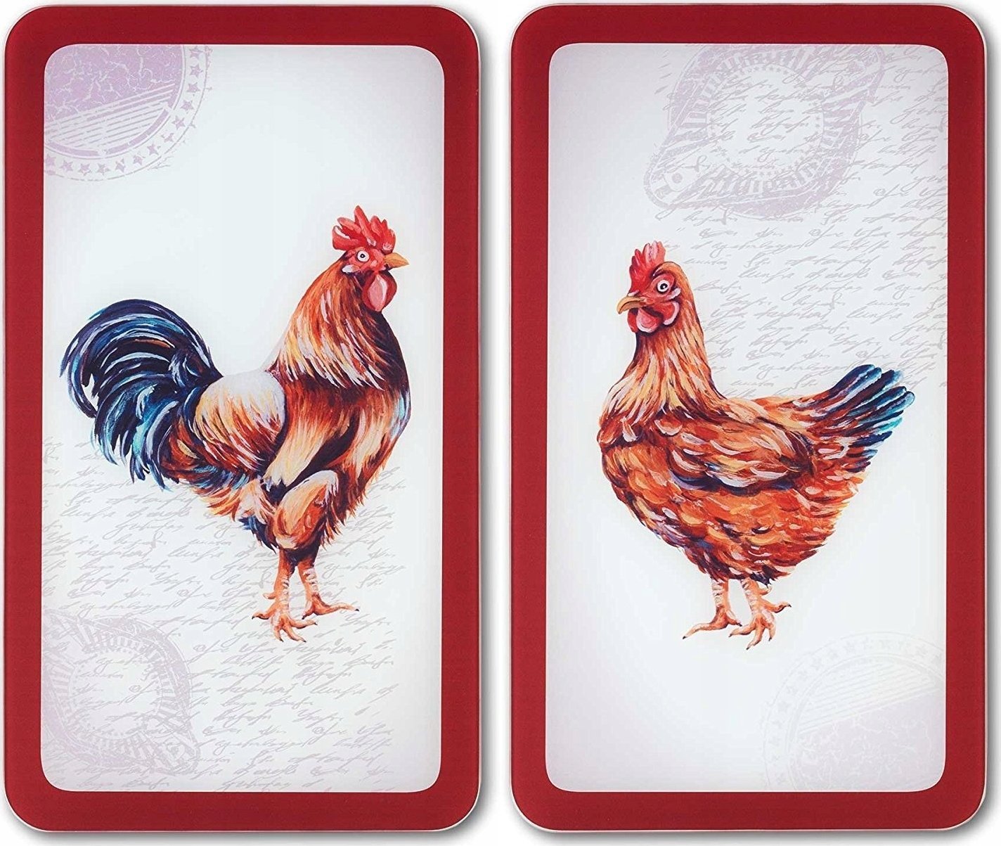 Wenko Szklane płyty ochronne FARMI na kuchenkę – 2 sztuki, WENKO