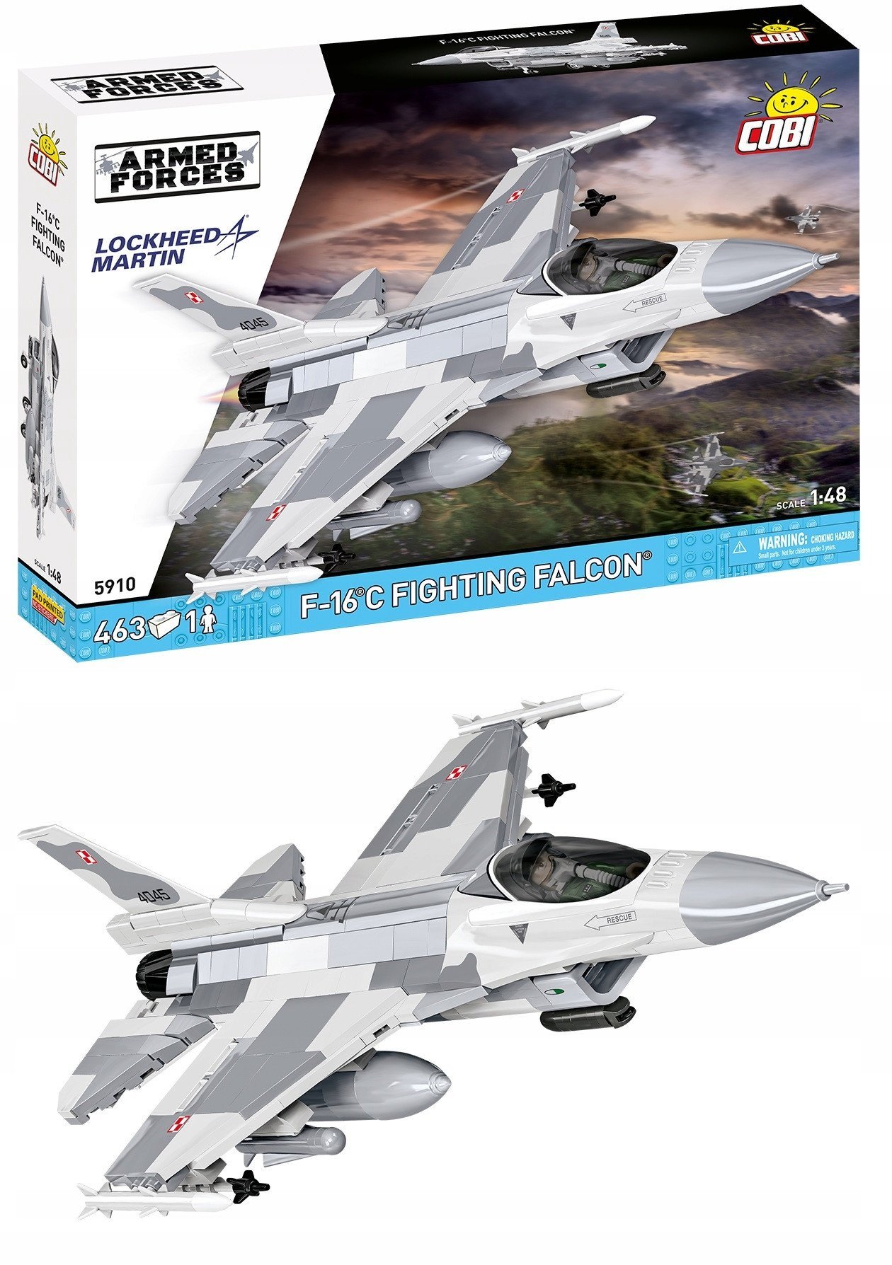 COBI ARMED FORCES F-16C Fighting Falcon 463kl 5910