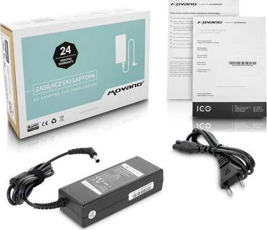Zasilacz do laptopa Movano 90 W, 4.4 mm, 4.7 A, 19.5 V (ZZ/SON19547)
