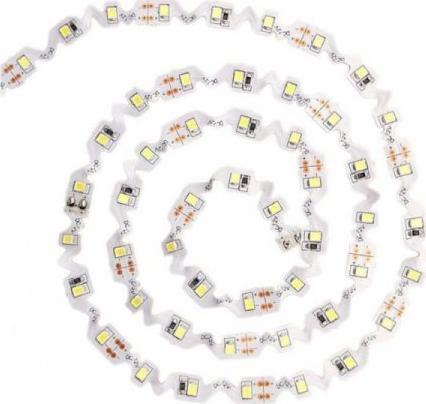 Taśma LED V-TAC Taśma LED V-TAC S-Shape Zig Zag do zakrętów SMD2835 300LED 12V IP20 5W/m VT-2835 6400K 420lm