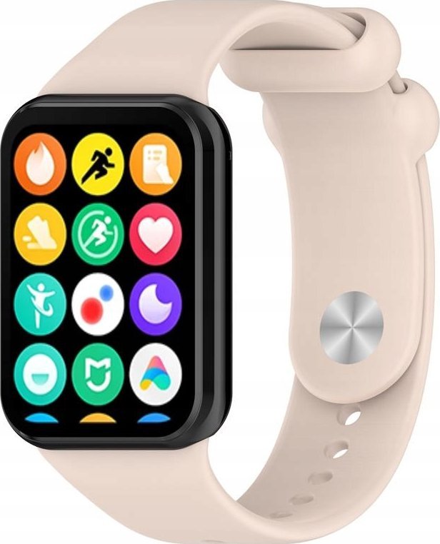 Hello Case PASEK SILIKONOWY DO OPASKI SPORTOWEJ XIAOMI MI BAND 8 PRO PUDROWY RÓŻ