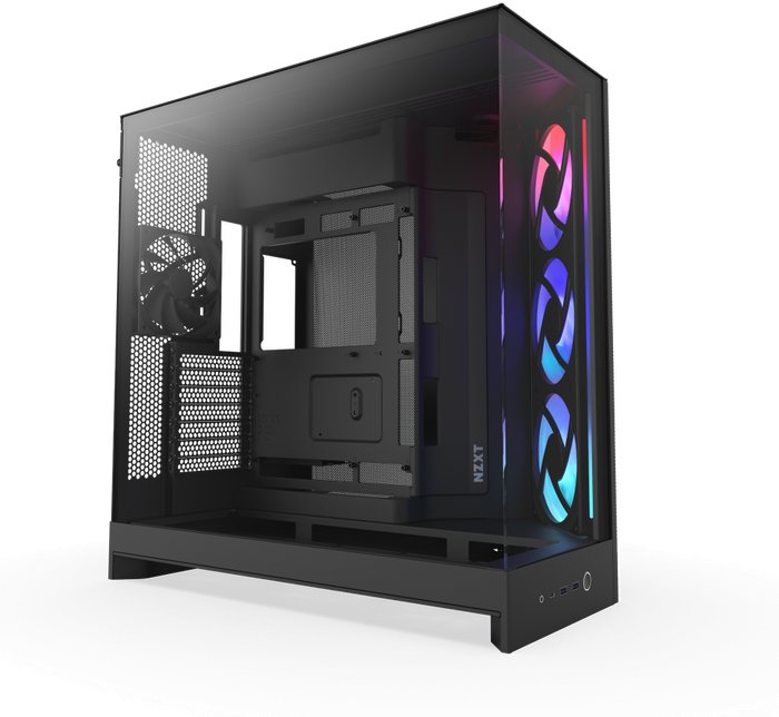 NZXT H9 Flow RGB Midi Tower Czarny
