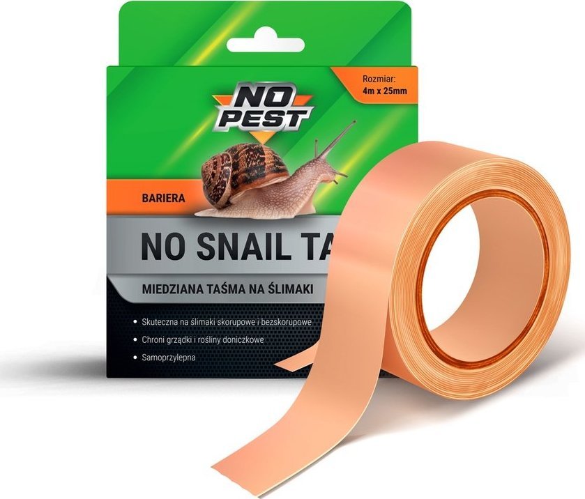 NO PEST Taśma Miedziana na Ślimaki 4m x 25mm