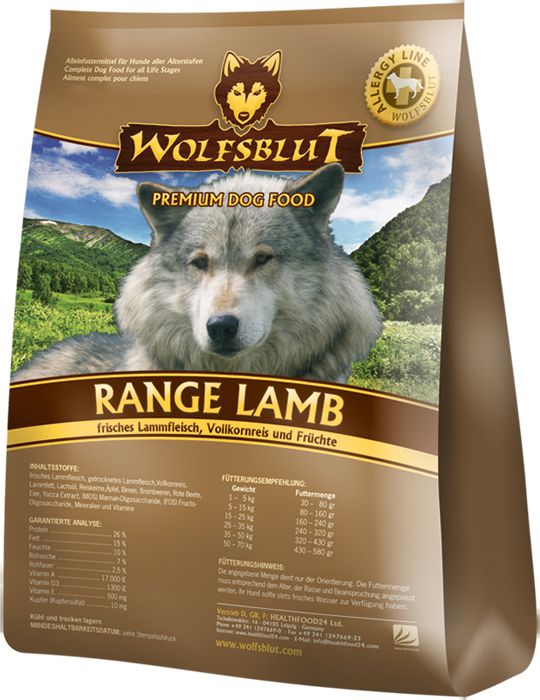 Wolfsblut Dog Range Lamb Adult jagnięcina i ryż 2kg