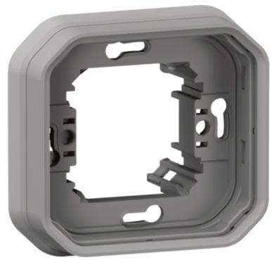 NOWE PLEXO 55 Uchwyt podtynkowy pojedynczy szary 069681L