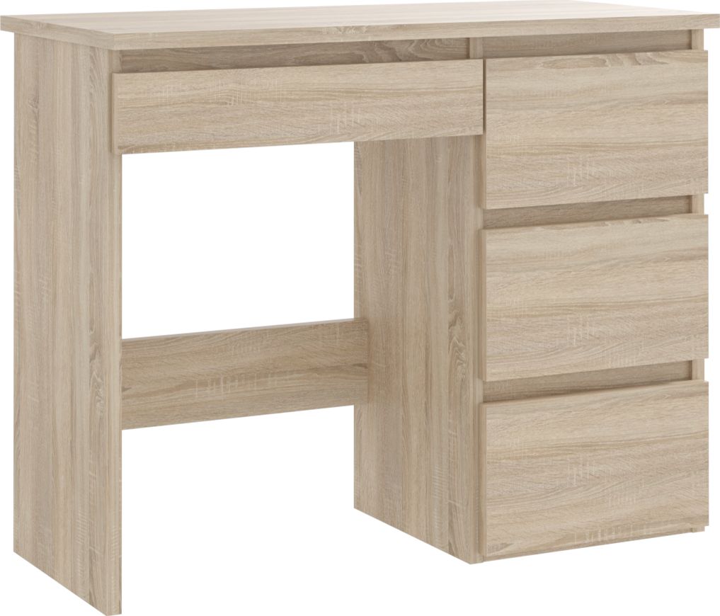 Biurko Meblowa 1 Bandi 2 Jasnobrązowe 94 cm x 43 cm