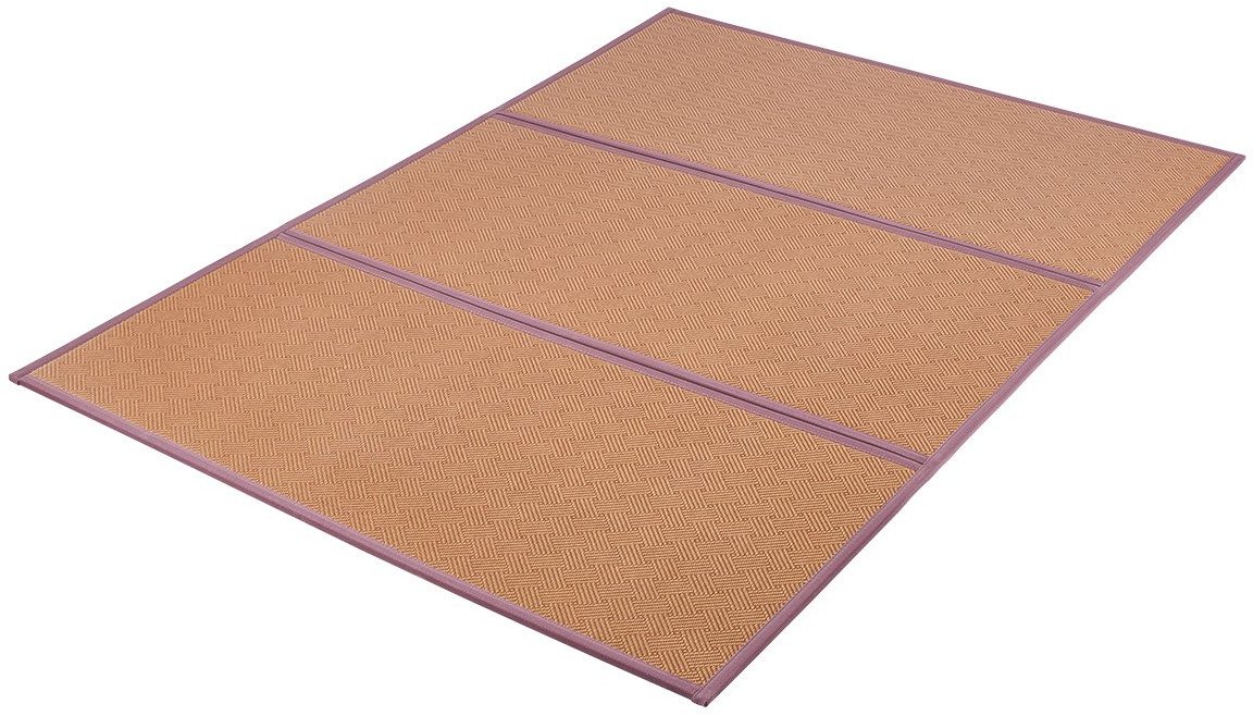 Materac Tatami Japoński Składany z Naturalnej Rattanu 2032 x 1397 x 13 mm
