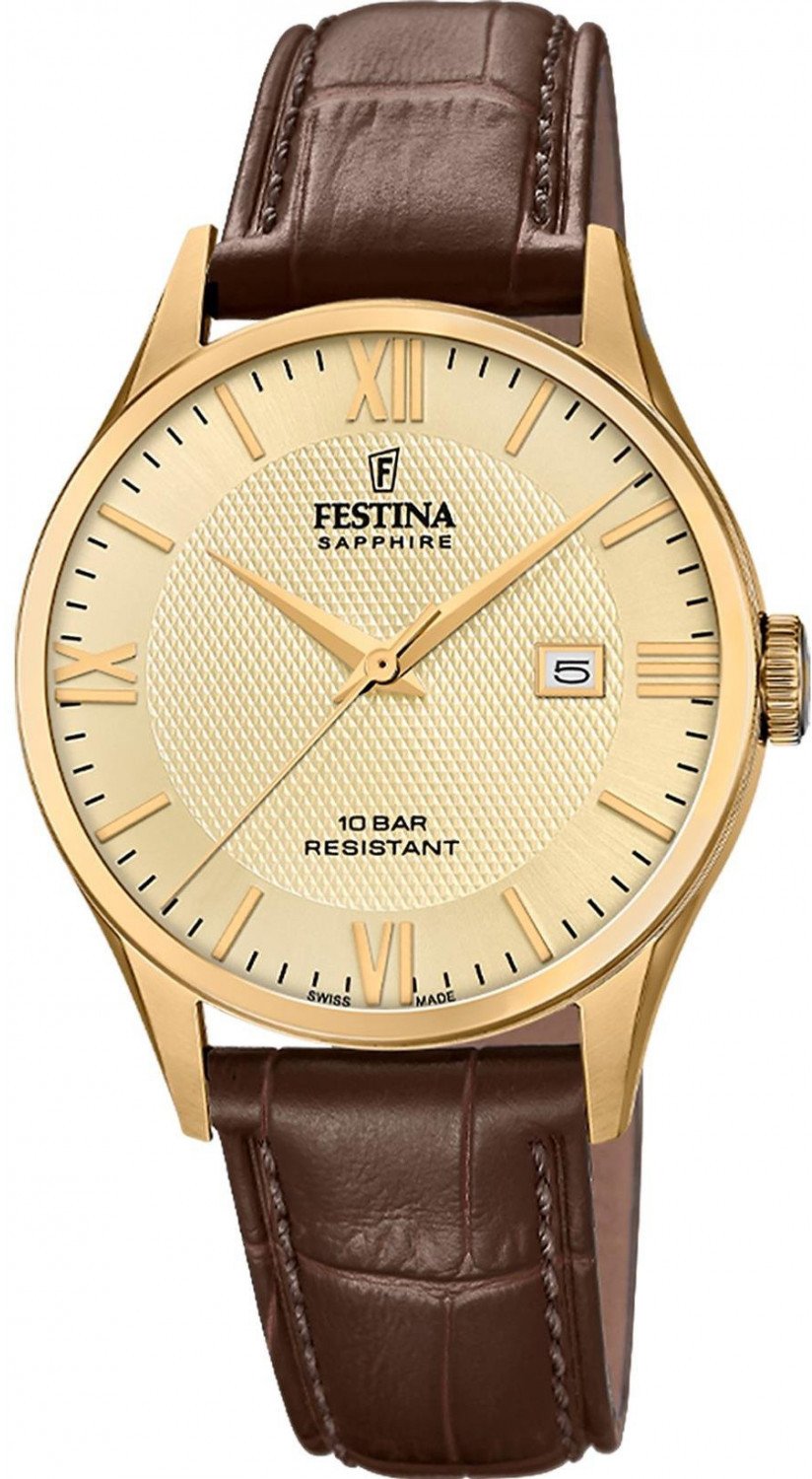 Zegarek męski Festina F20010-5 brązowy