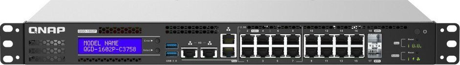 Switch Qnap Przełšcznik zarzšdzalny QGD-1602P-C3558-8G-EU L2 PoE C3558