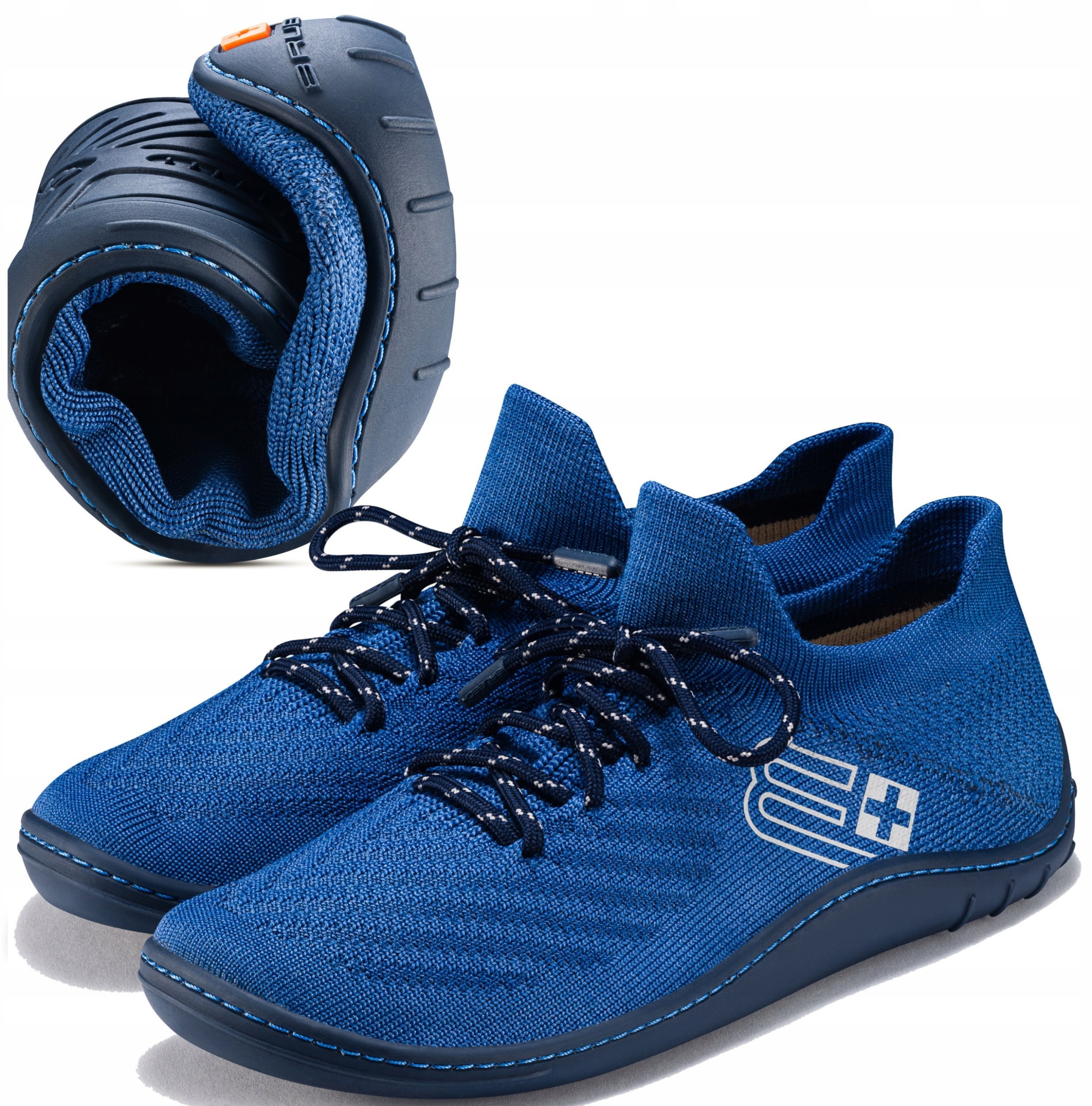 SH5010W Buty damskie BAREFOOT MERINO niebieski/granatowy 36