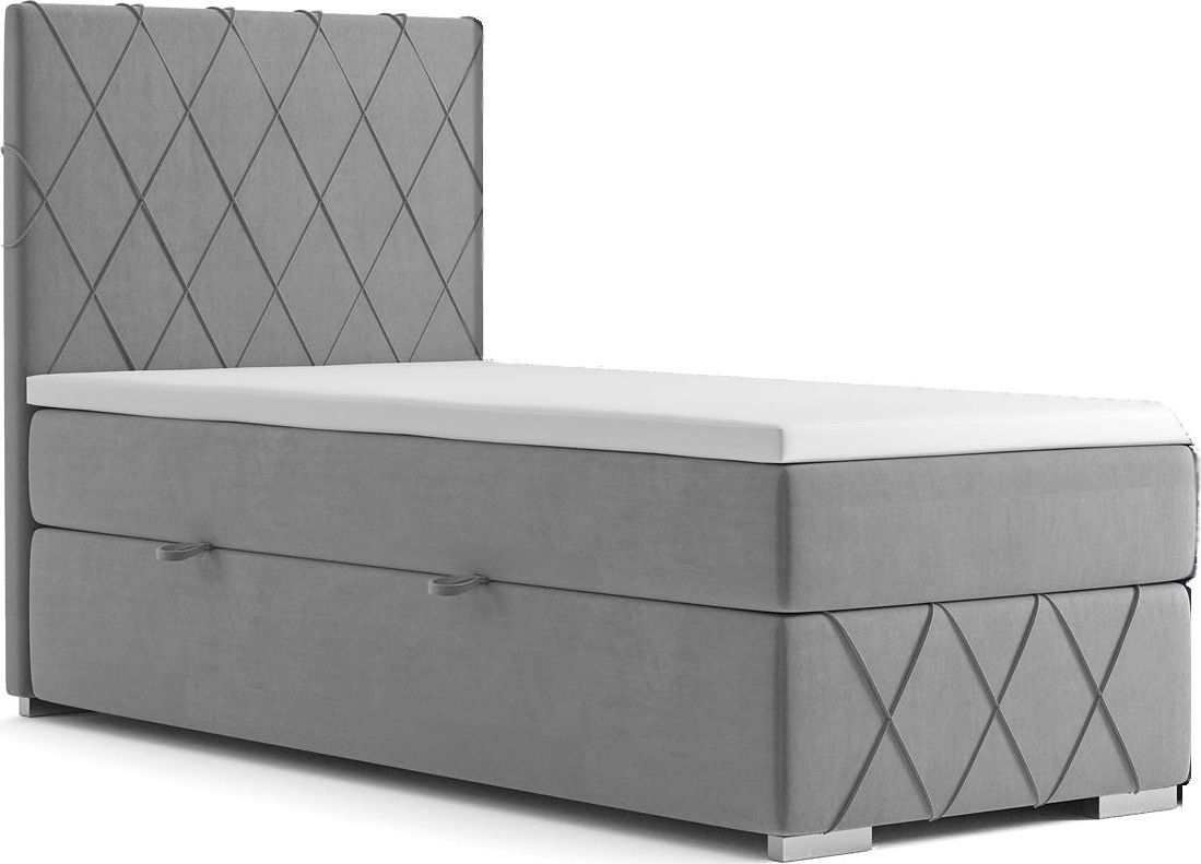 Elior Pojedyncze łóżko boxspring Elise 80x200 - 58 kolorów