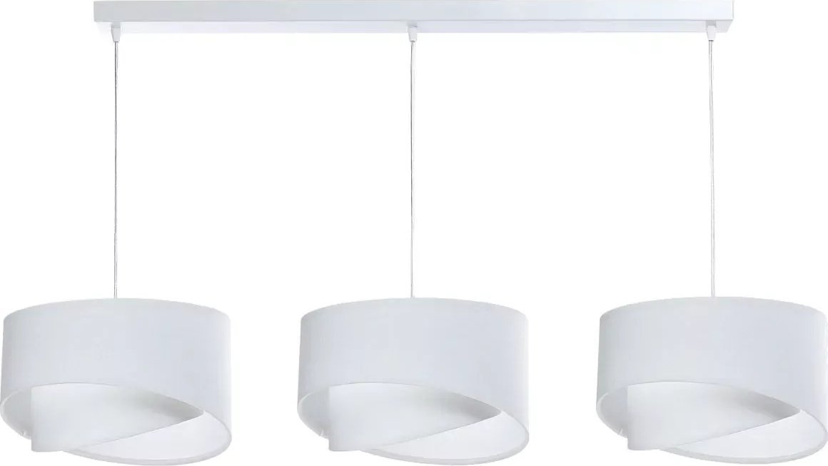 Lampa wisząca Lumes Biała skandynawska lampa wisząca nad stół - S511-Kaola