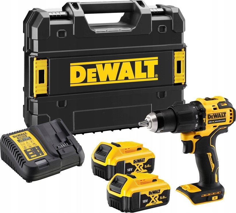 Wiertarko-wkrętarka Dewalt DCD709P2T 18 V 2 x akumulator 5 Ah