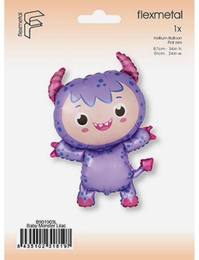 Balon foliowy Mały liliowy potwór 86cm