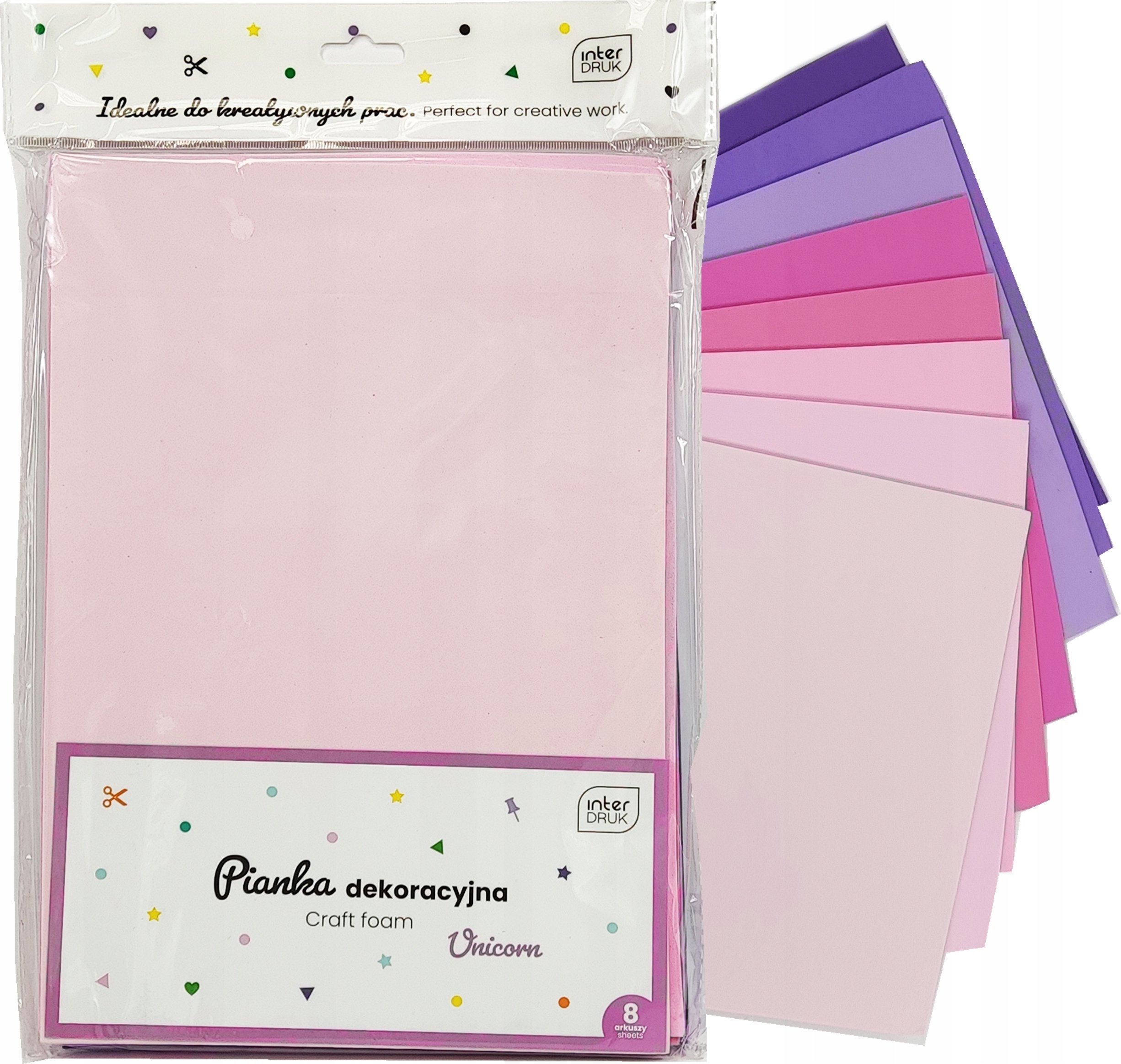 Interdruk Pianka dekoracyjna Unicorn 8 kolorów