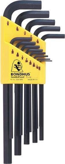 Bondhus Zestaw imbusów calowych ,050 - 3/8 BONDHUS - długie [13 cz.]