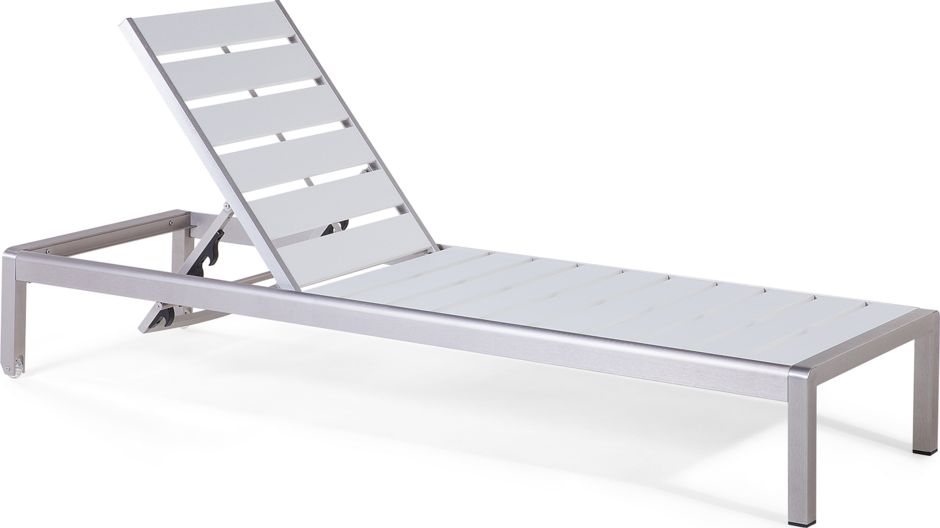 Beliani Leżak ogrodowy biały NARDO (55991)