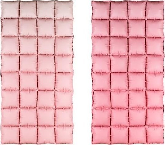 Balon foliowy kurtyna różowe ombre 72x143cm