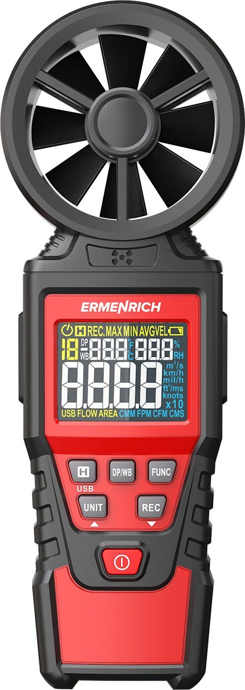 Dalmierz Ermenrich Wiatromierz cyfrowy Ermenrich Seek DN30