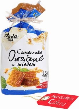 Ania Ciasteczka owsiane z miodem 150 g