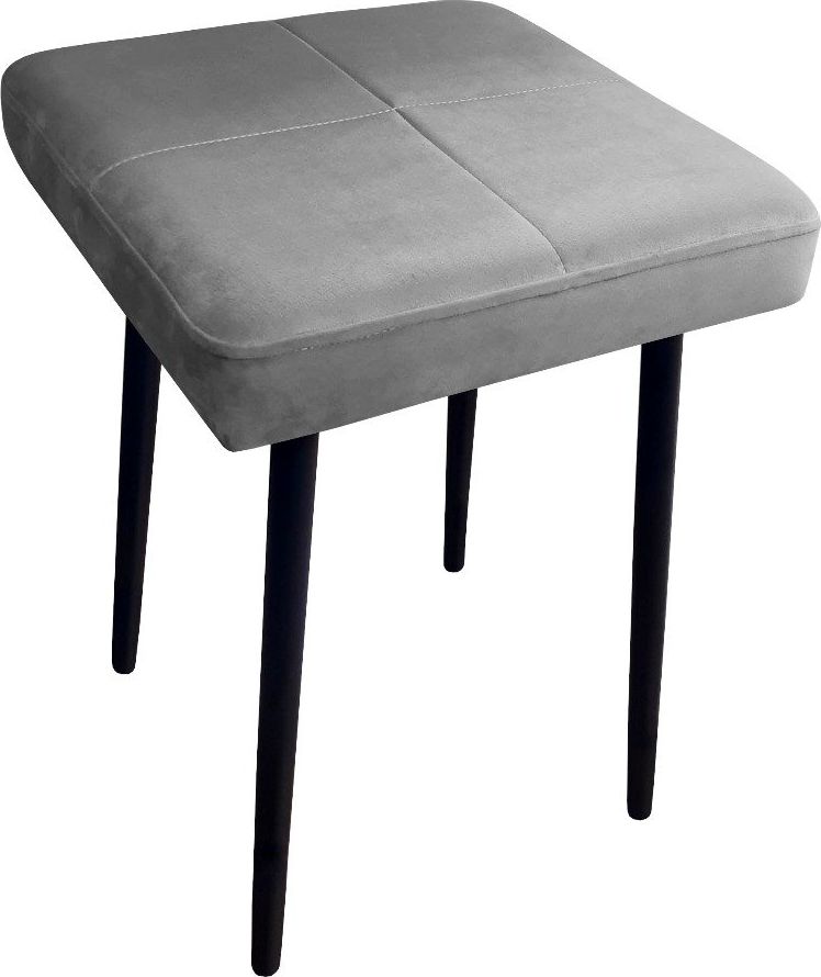 Atos Taboret SQUARE MG VELVET szary
