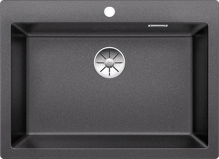 Zlewozmywak Blanco Pleon 8 Silgranit antracyt z korkiem InFino (523043)