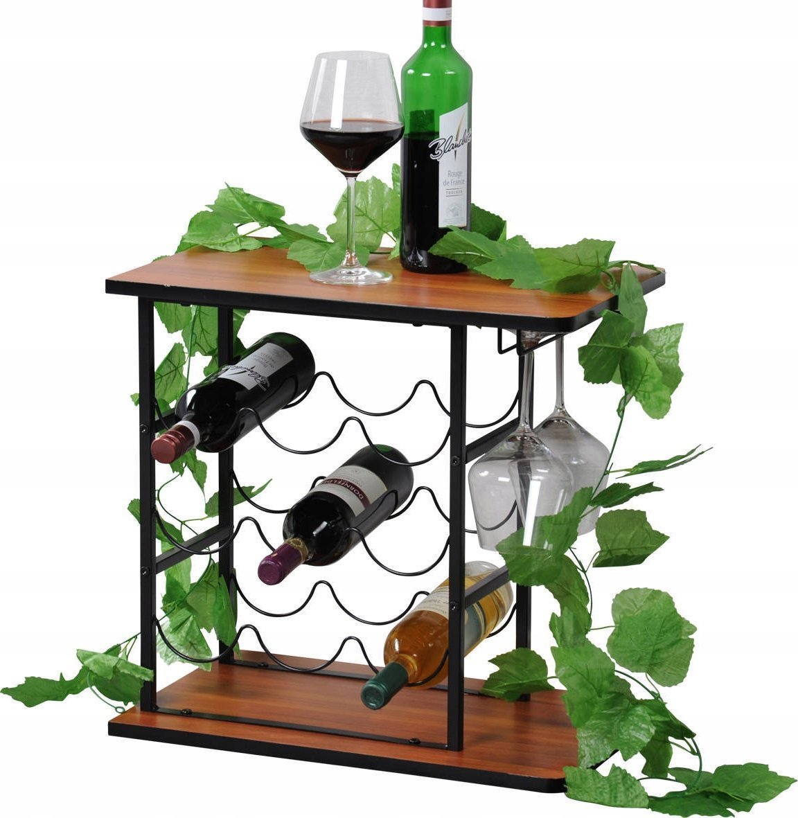 Kesper Stojak na wino, metalowy