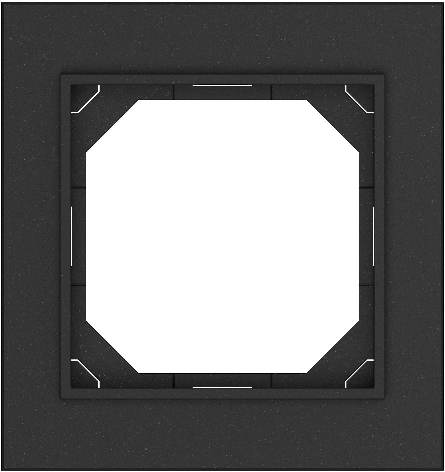 FRAME 1PL. BLACK R01 QR 1000