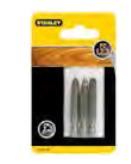Stanley Końcówki wkrętarskie PZ1,2,3/50mm 3szt. - STA61180